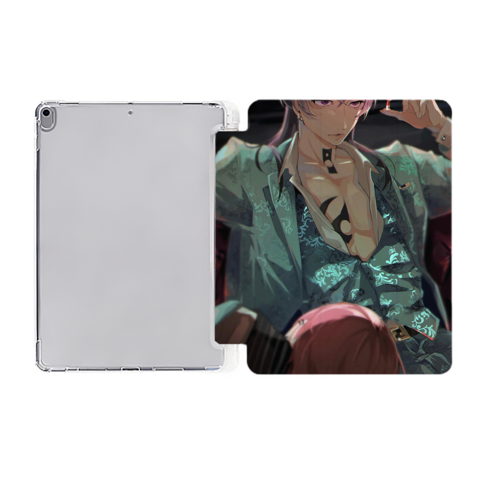（画像用） 東京リベンジャーズ Tokyo Revengers IPad ケース ペン収納付き 三つ折りスタンド PUレザー×シリコン 対応機種9.5/10.5/10.9インチ
